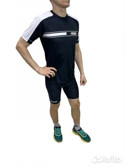 Лыжеролерный - беговой костюм Hoka