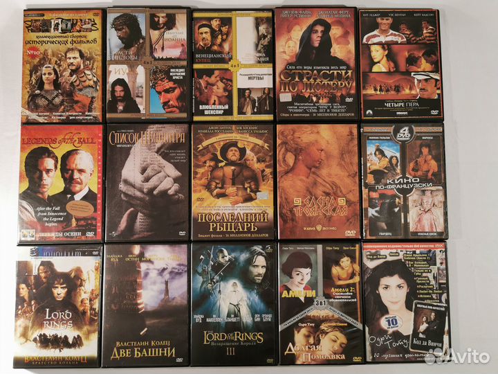 DVD диски Фильмы / Юмор 37 шт. Комплектом