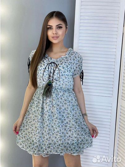 Шифоновое платье 48раз новое