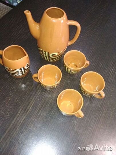 Чайный глиняный набор