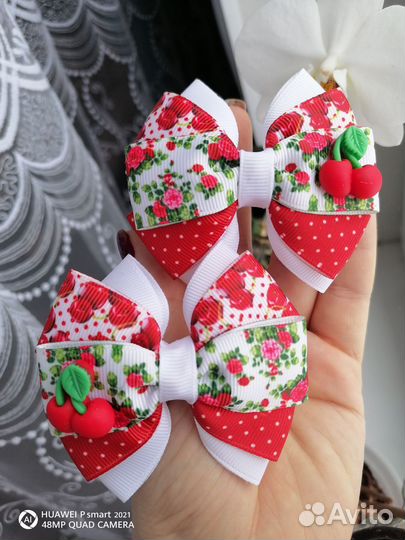 Бантики, заколки для волос, ободки, повязки