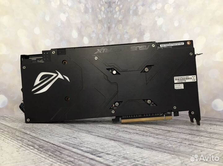 RX 580 8Gb Asus Rog Strix Gaming, Гарантия 3 мес
