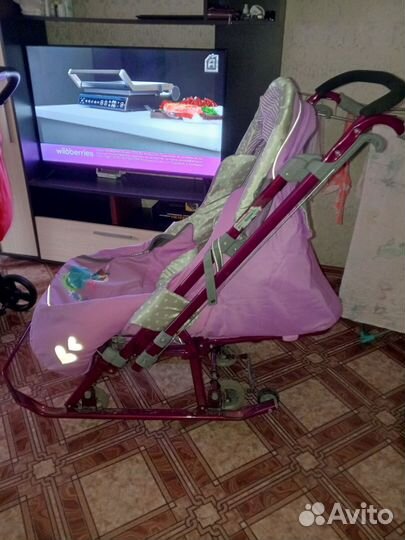 Детские зимние санки