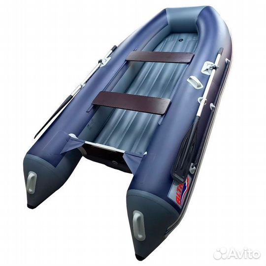 Лодка пвх altair HD-320 нднд серо-синяя