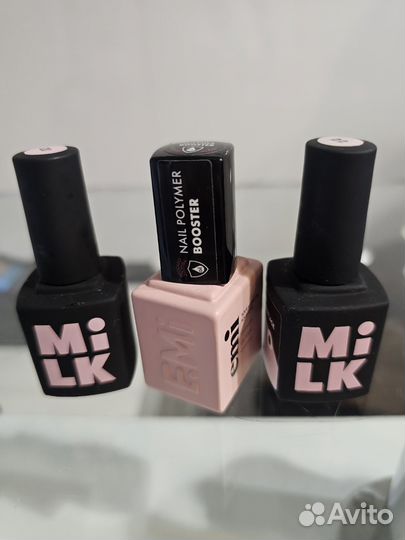 Базы, топы 14шт. для ногтей Luxio и др