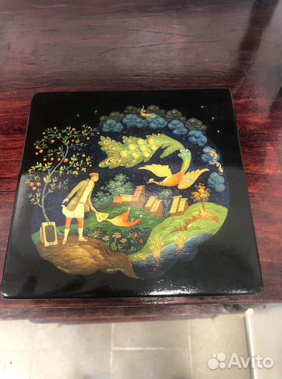 Шкатулка 15/15 см ручная роспись