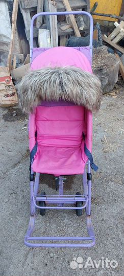 Детские санки коляска бу