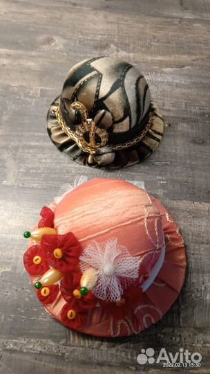 Шляпка игольница