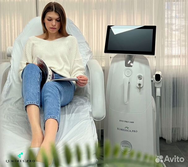 Диодный лазер для эпиляции люминес MaxPro 2000W