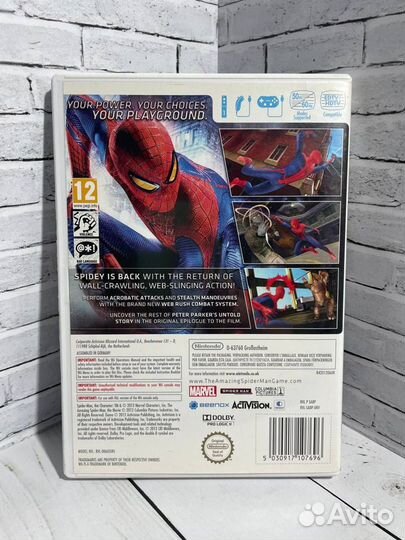 The Amazing Spider-Man Игра Wii Человек Паук