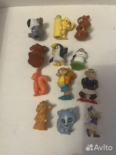 Игрушки из киндера разных лет