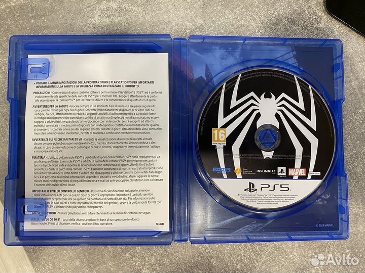 Marvel Spider Man 2 PS5 диск