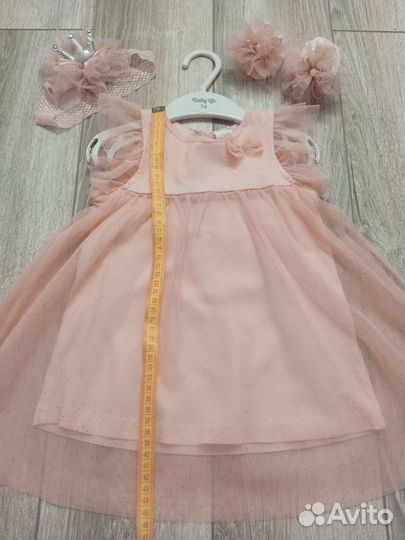 Платье нарядное для девочки 80 размера