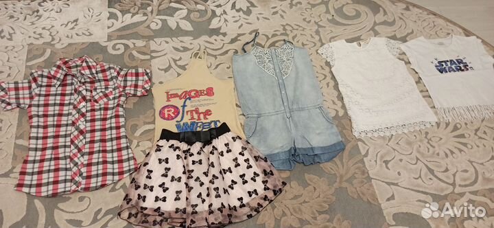 Пакет одежды для девочки 140