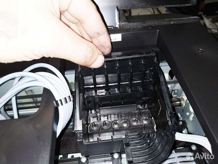 Прочистка печатающей головка HP, головки Epson