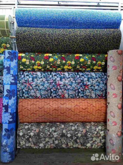 Рулонные коврики для ванны,туалета,корридора,бани