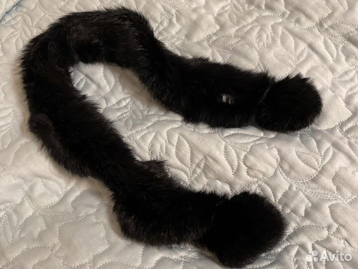 Меховой шарфик или повязка на голову