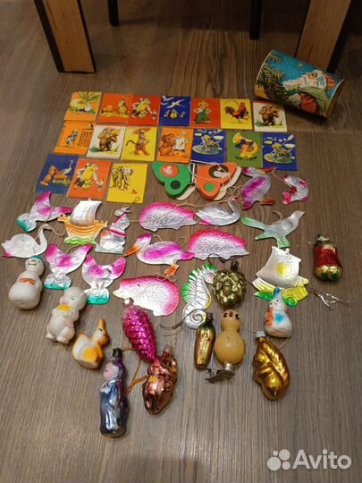 Елочные игрушки СССР Лот