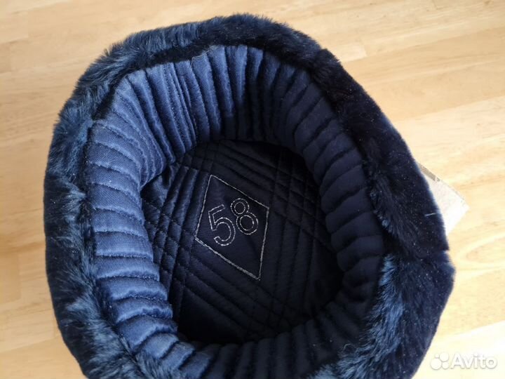 Шапка зимняя полиция новая 58р-р