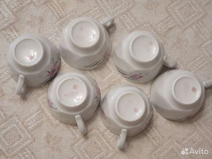 Сервиз чайный Рижский фз, сахарница рфз СССР