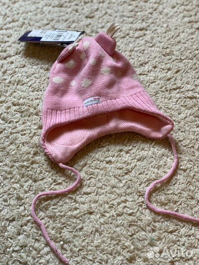 Шапка для девочки Kerry 44 новая, на осень