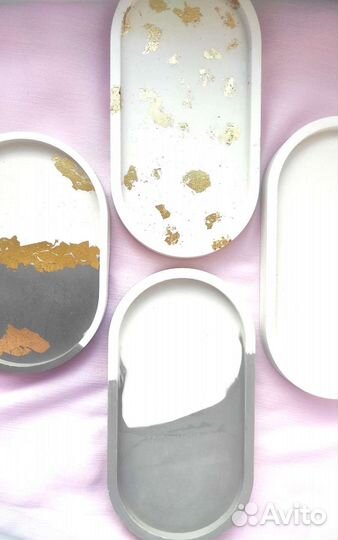 Поднос из гипса