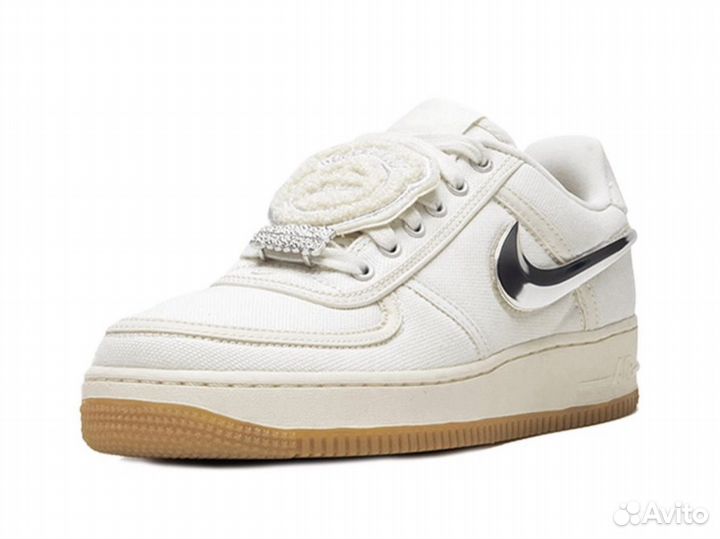 Кроссовки Nike Air Force 1 Sail x Travis Scott