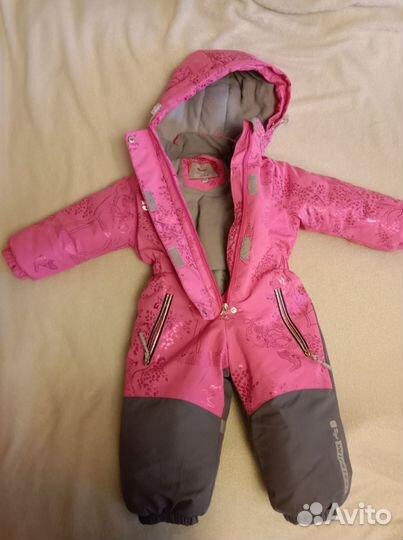 Зимний комбинезон для девочки 80