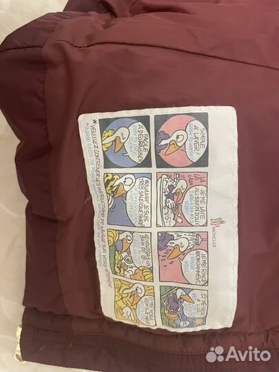 Пуховик moncler оригинал 5л