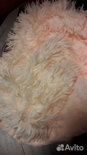 Плед с длинным ворсом