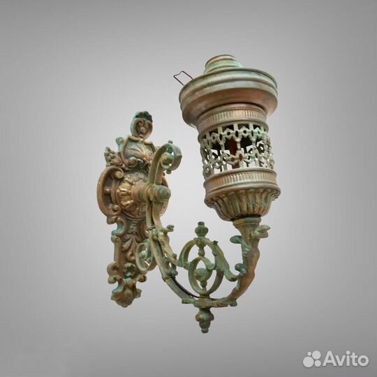 Бра антикварное, бронза, 19 в, Испания