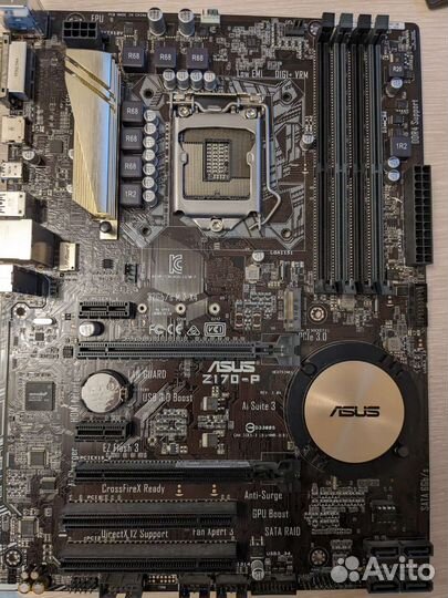 Материнская плата Asus z170-p, LGA1151