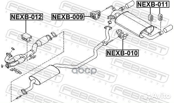 Кронштейн nissan teana J31 2003.02-2008.06 JP