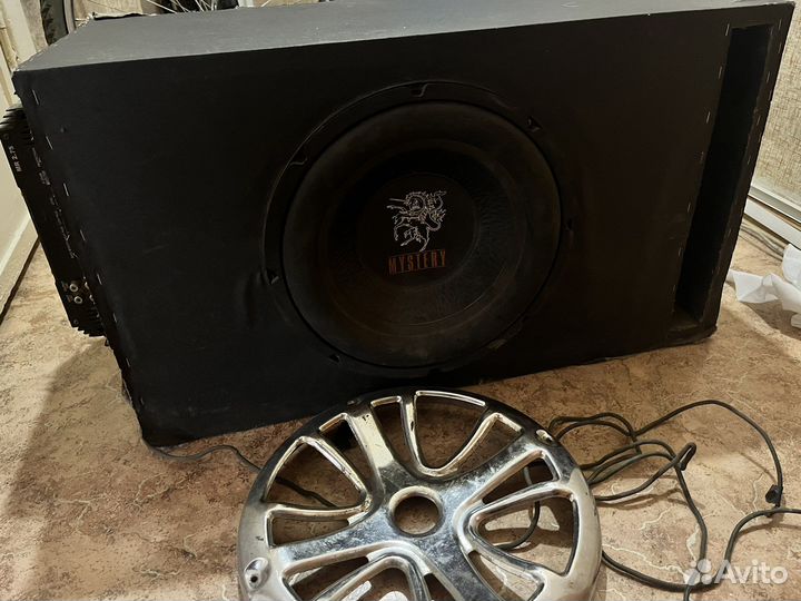 Сабвуфер mystery + усилитель