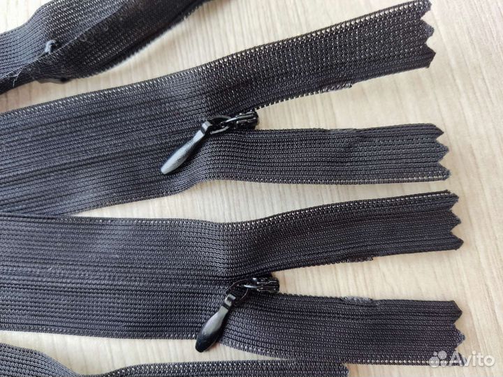 Молнии потайные