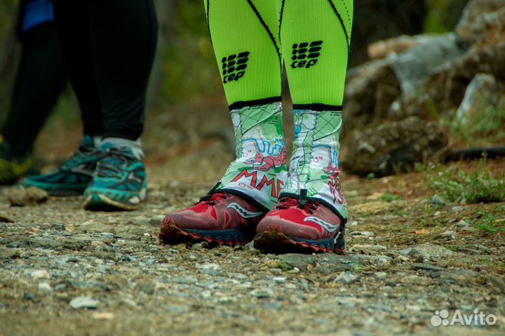 Гамаши беговые на кроссовки от грязи и веток