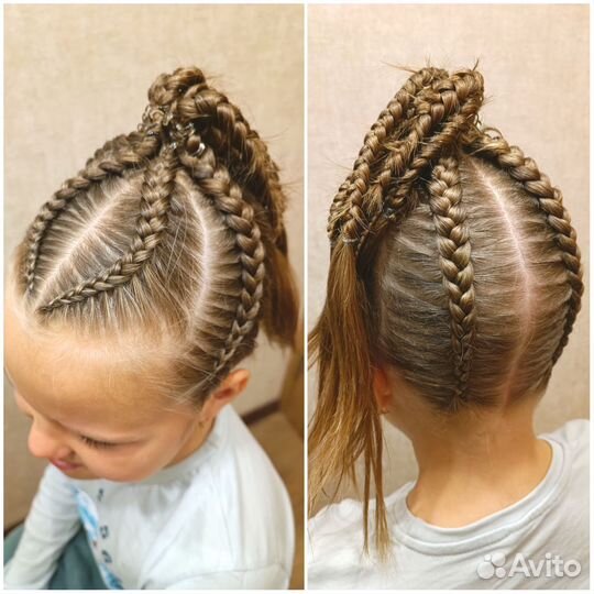 Косы брейды афрохвост