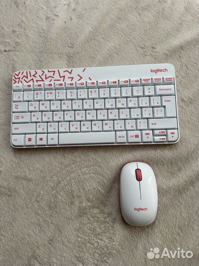 Клавиатура logitech компьютерная мышь