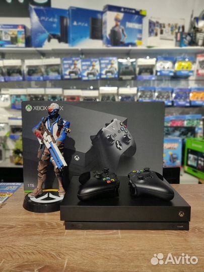 Xbox One X + 2 геймпада + обмен на вашу приставку