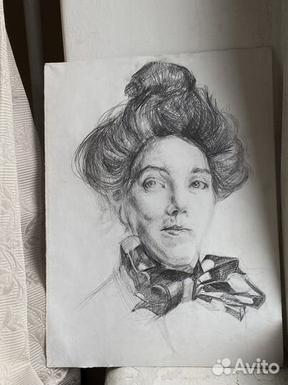 Портрет Н.И.Забелы-Врубель. (Копия)