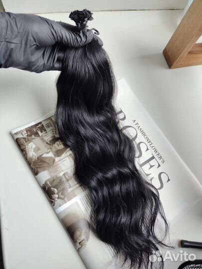 Волосы для наращивания, 45 см, волна