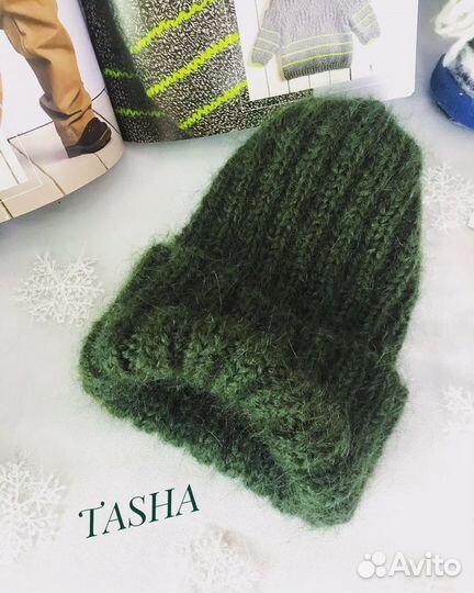 Шапочка из мохера