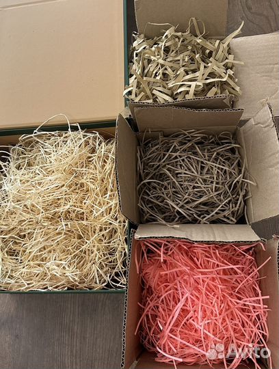 Бумажный наполнитель / крафт для подарков 1 кг