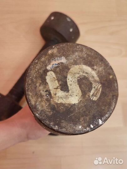 Гантели гири литые 5-10 кг