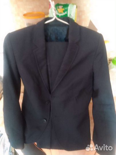 Школьный костюм для мальчика 134 синий