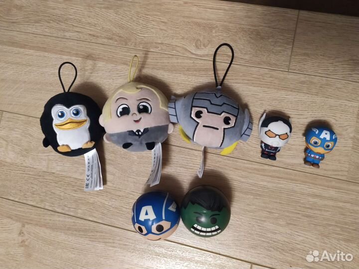 Сквиши, мягкие игрушки и пр