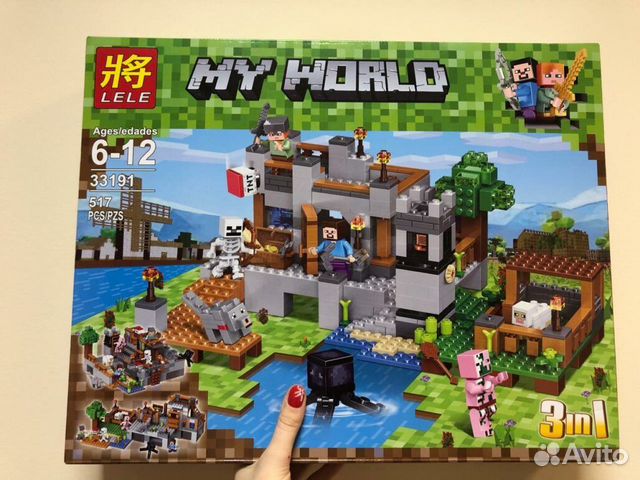 Конструктор MY world Lele 33191 (517 дет.)
