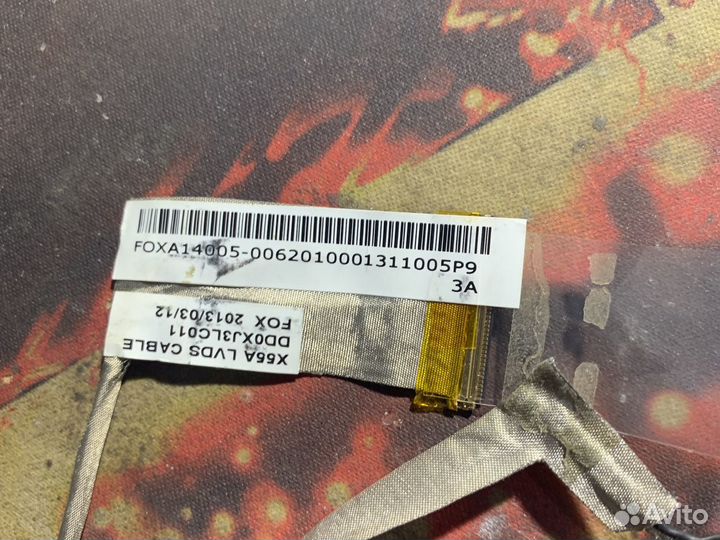 Шлейф матрицы Asus x55a