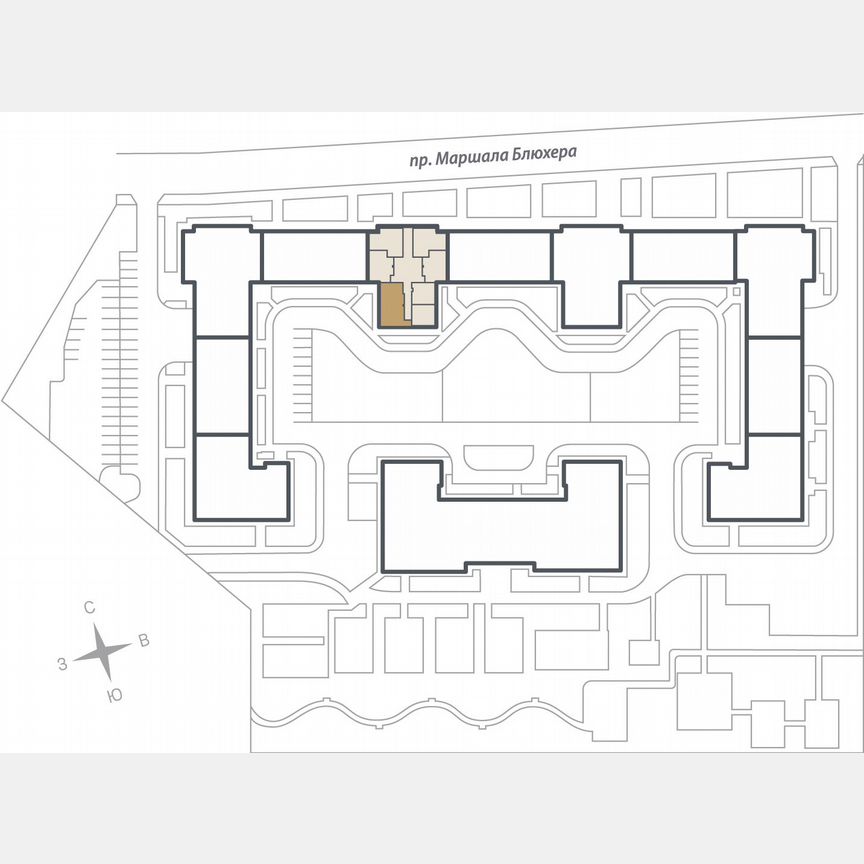 3-к. квартира, 78,2 м², 3/17 эт.