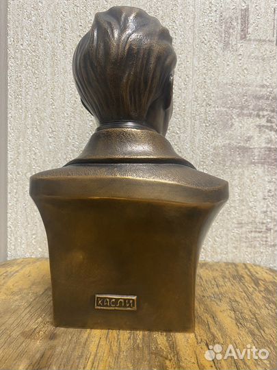 Каслинское литье. Бюст Дзержинского. Бронза